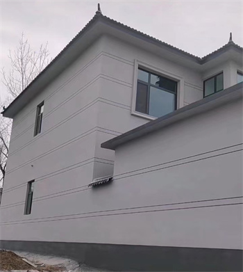順義區(qū)自建房外墻水包砂、真石漆案例